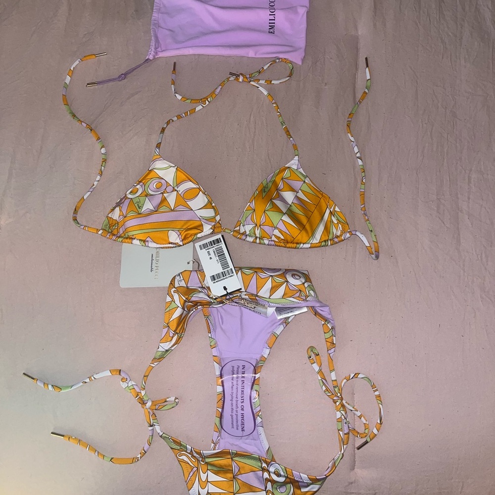 Emilio Pucci bikini never worn tags still attached - Picture 2 of 4